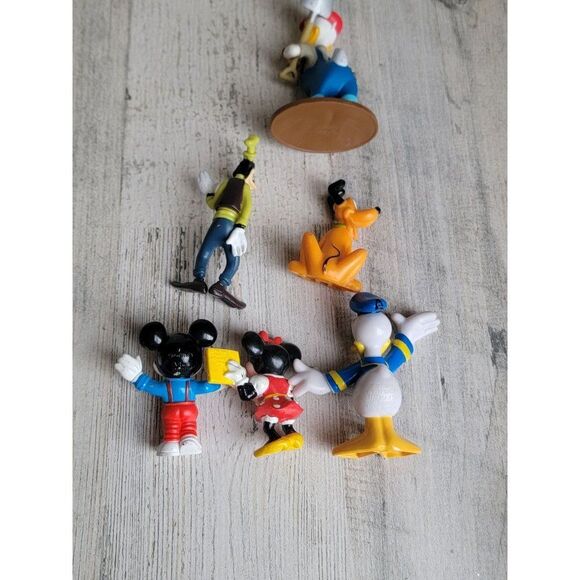 Minnie Mouse school teacher Donald Duck Goofy Pluto shovel set play figure toy P - Picture 7 of 10